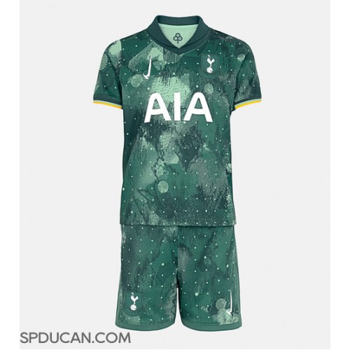 Dječji Nogometni Dres Tottenham Hotspur Rezervni 2024-25 Kratak Rukav (+ Kratke hlače)